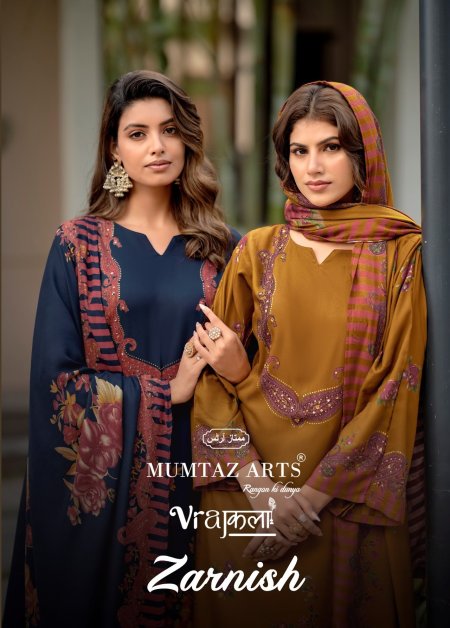 Zarnish By Mumtaz Arts Viscose Designer Salwar Suits 